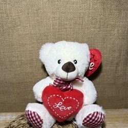 Oso blanco love vichy - Imagen 2