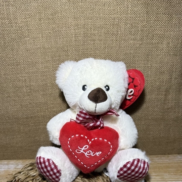 Oso blanco love vichy - Imagen 2