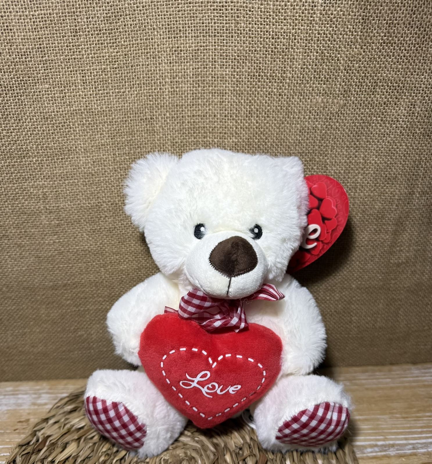 Oso blanco love vichy - Imagen 3