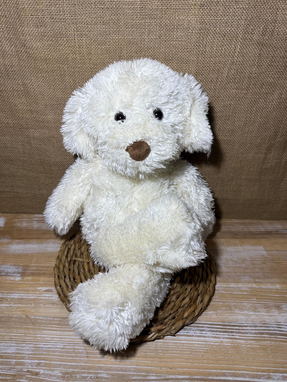 Oso de peluche blanco - Imagen 1