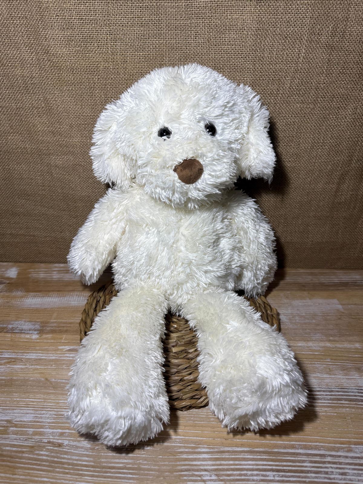 Oso de peluche blanco - Imagen 2