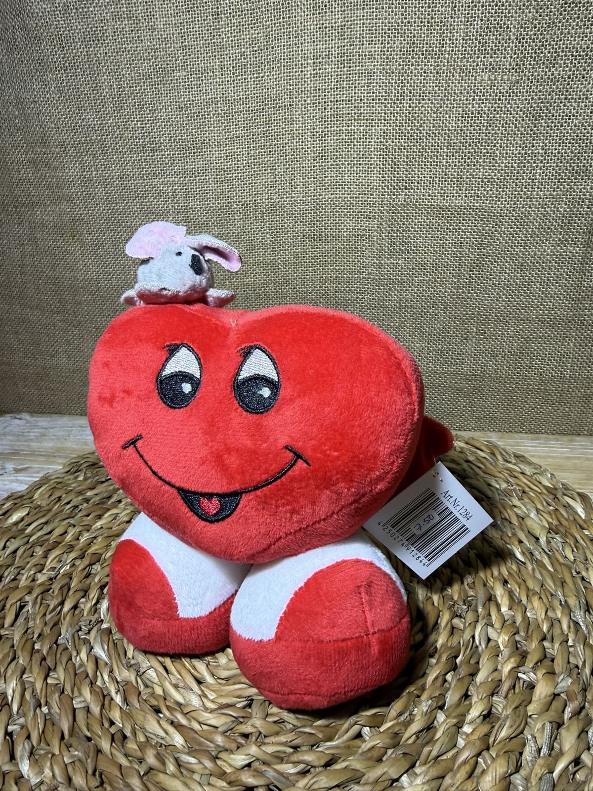 Peluche corazón pies - Imagen 2