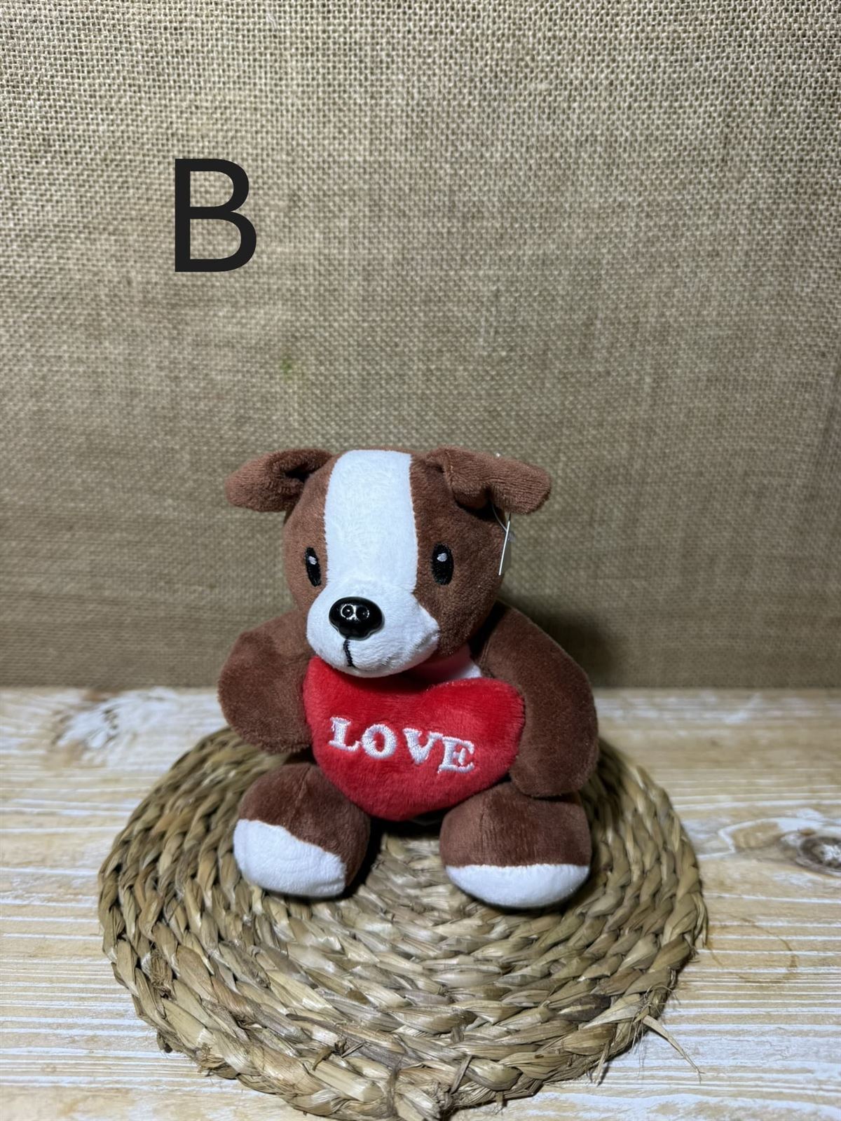 Peluche perros corazón - Imagen 3