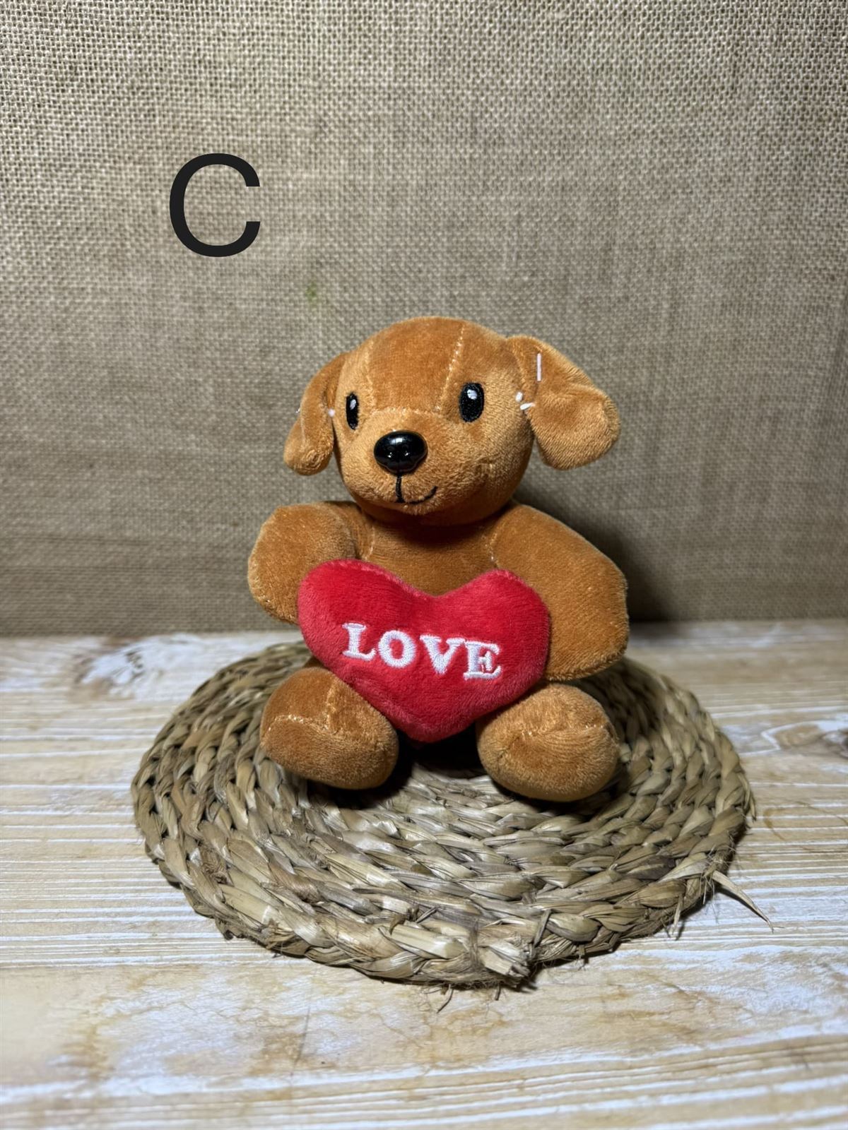 Peluche perros corazón - Imagen 4