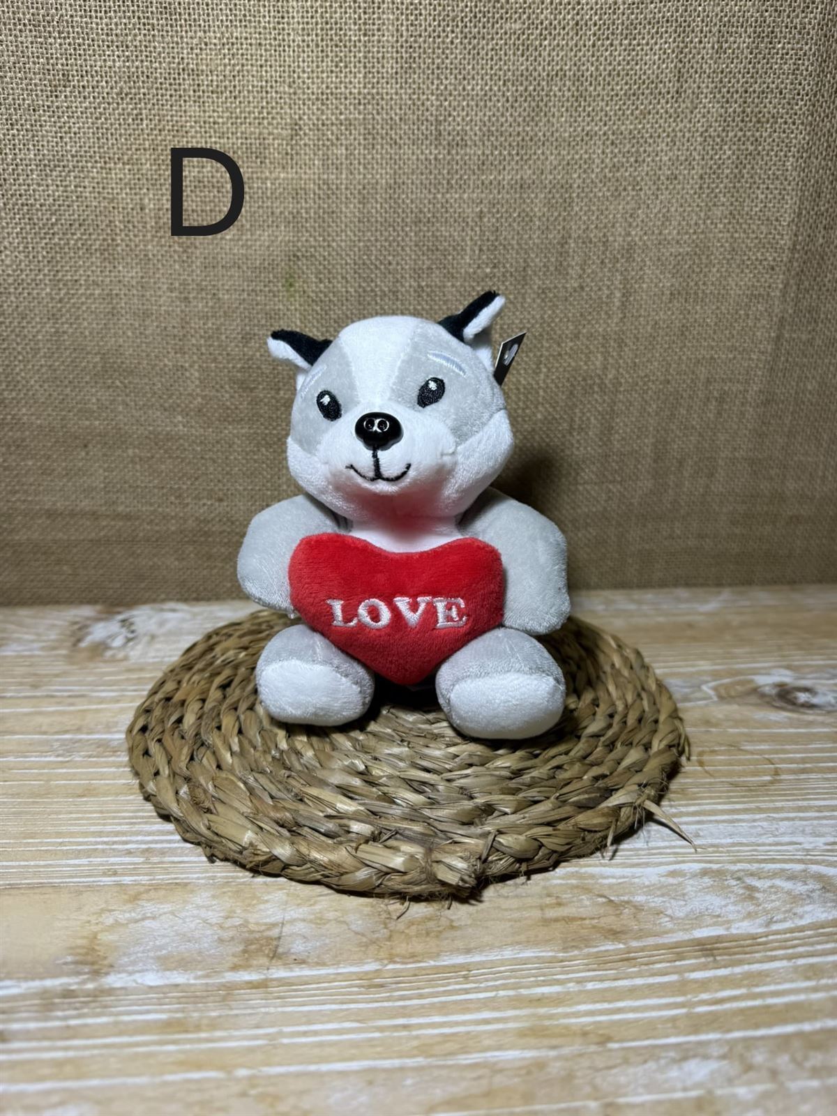 Peluche perros corazón - Imagen 5