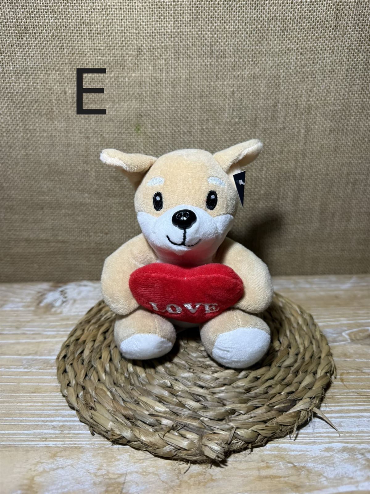 Peluche perros corazón - Imagen 6