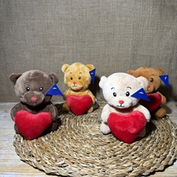 Peluches oso corazón - Imagen 1