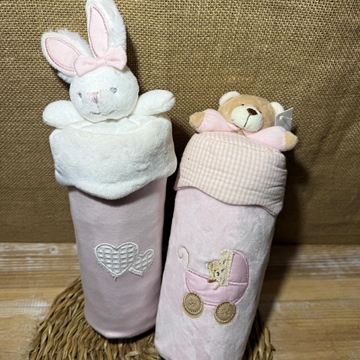 Portabiberón rosa - Imagen 2