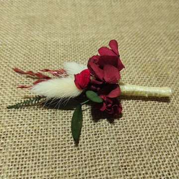 Ramillete burdeos - Imagen 1