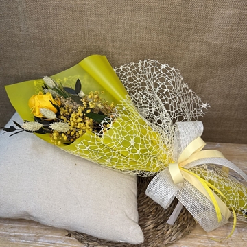 Ramo 1 rosa amarilla - Imagen 1