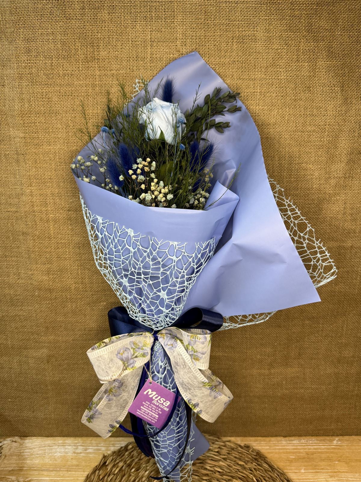 Ramo 1 rosa azul claro - Imagen 3