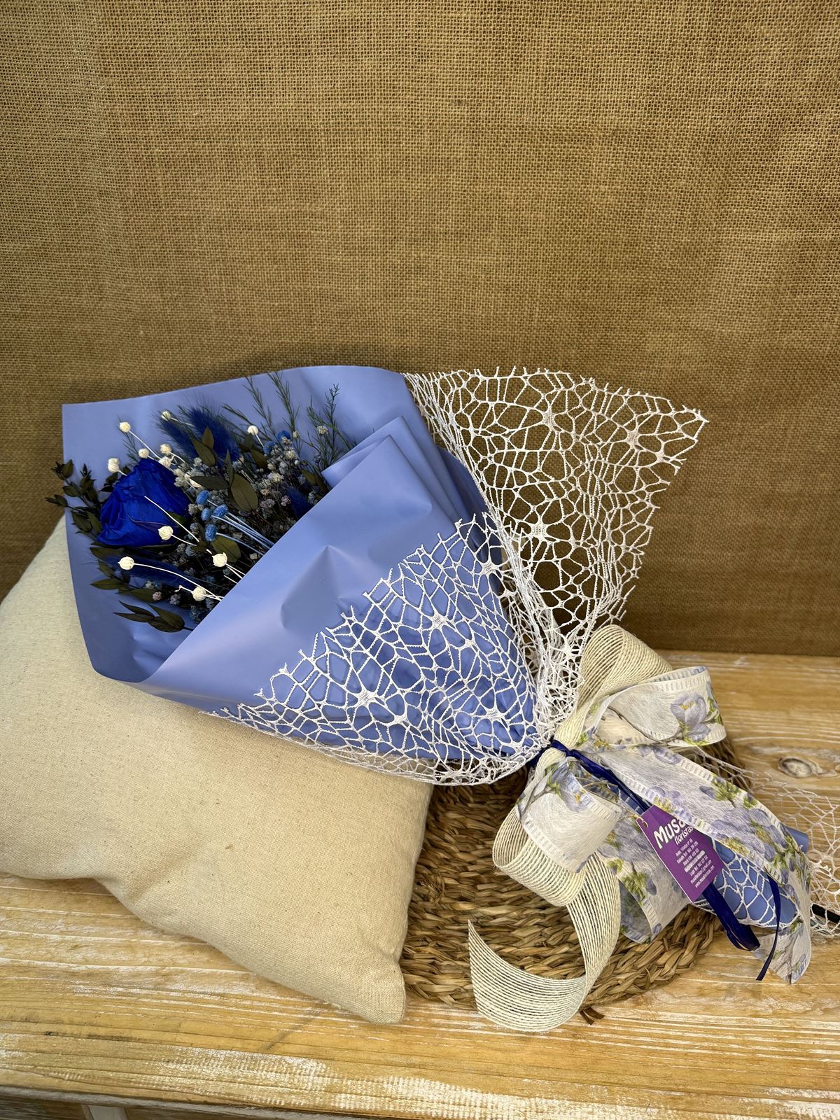 Ramo 1 rosa azul oscuro - Imagen 1