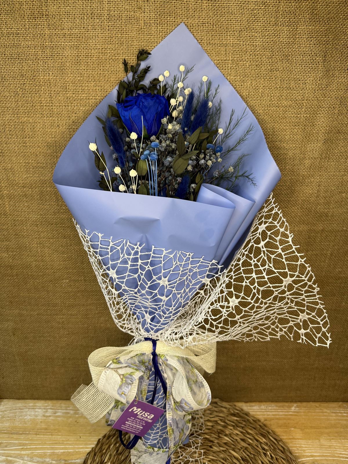 Ramo 1 rosa azul oscuro - Imagen 3