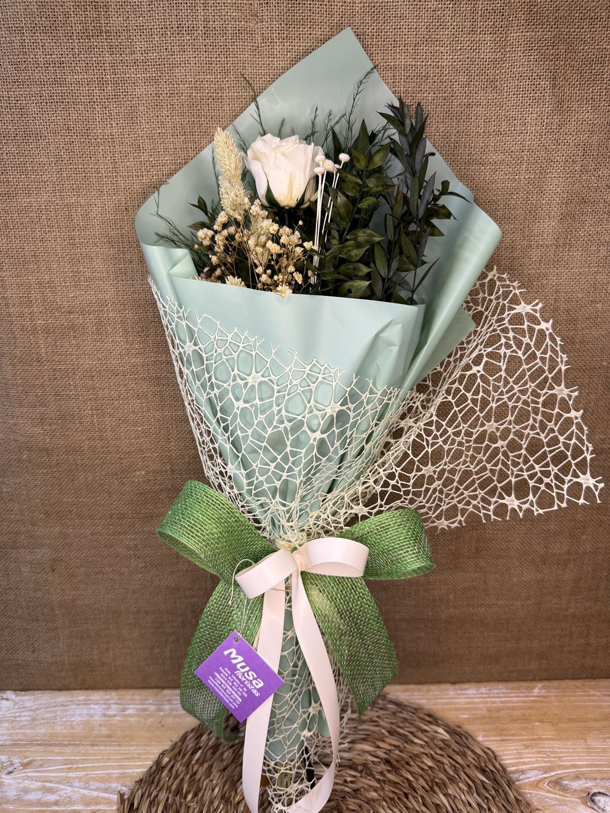 Ramo 1 rosa beis - Imagen 1