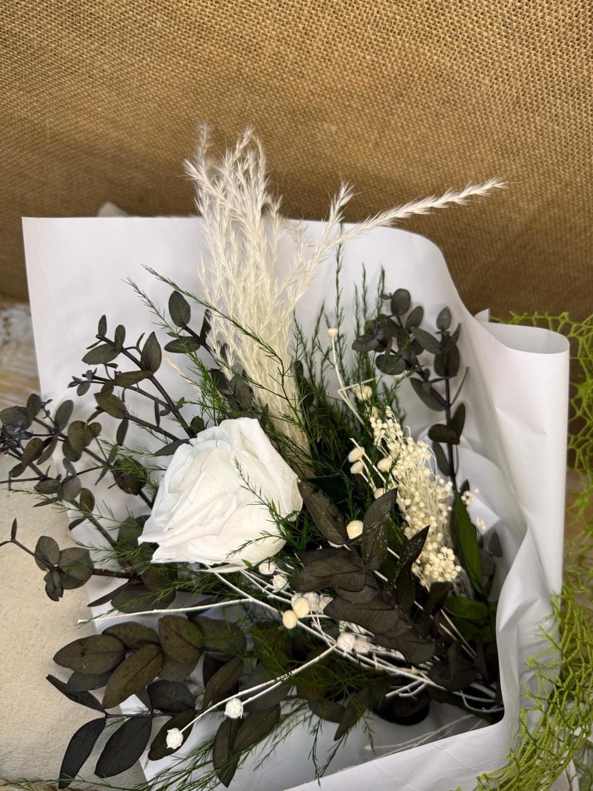 Ramo 1 rosa blanca - Imagen 1