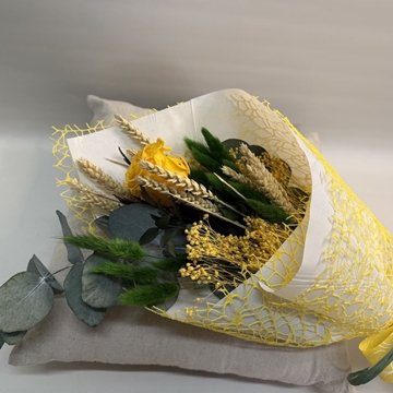 Ramo 1 rosa en tono amarillo - Imagen 2