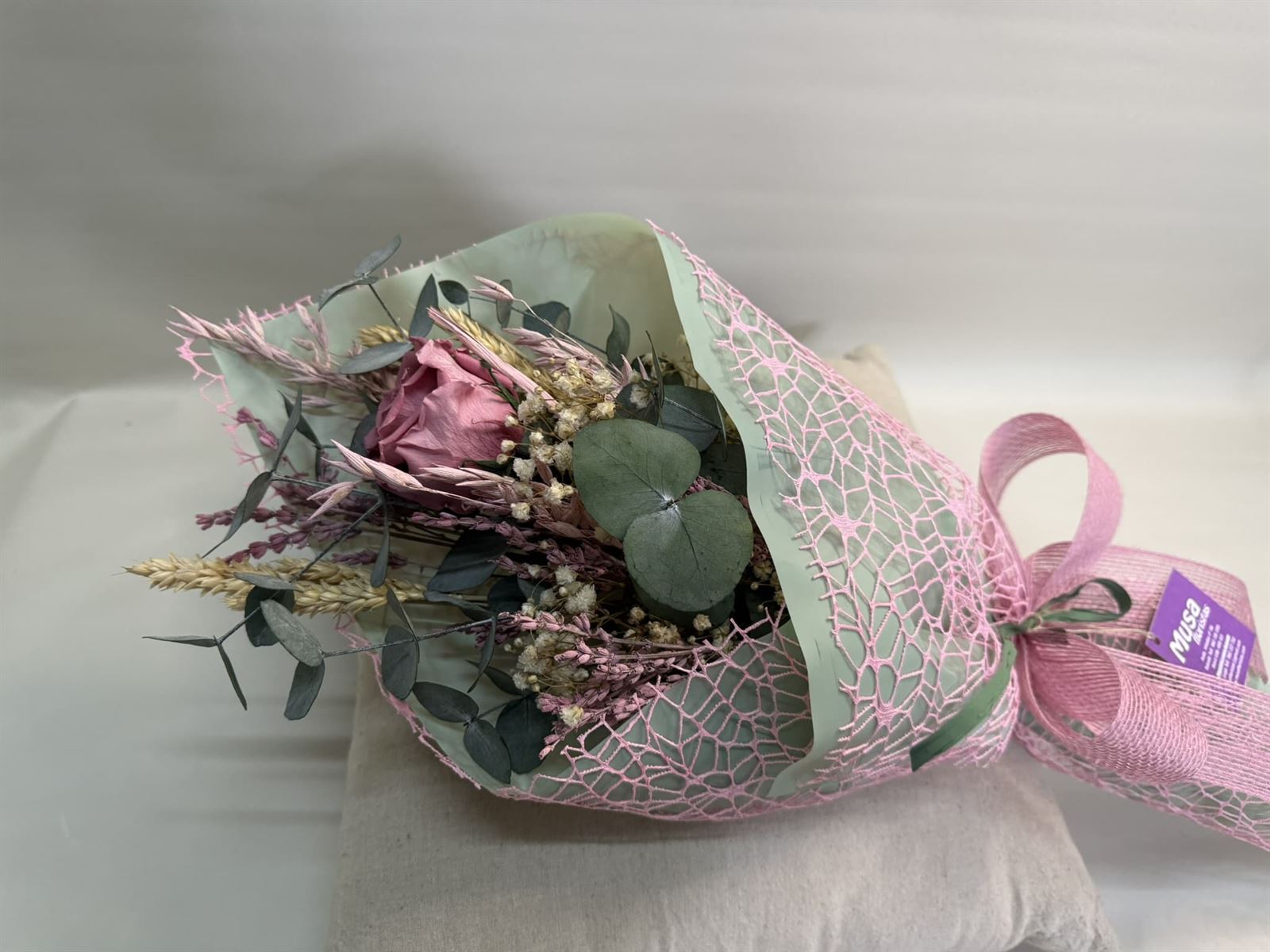 Ramo 1 rosa en tono bloosom - Imagen 4