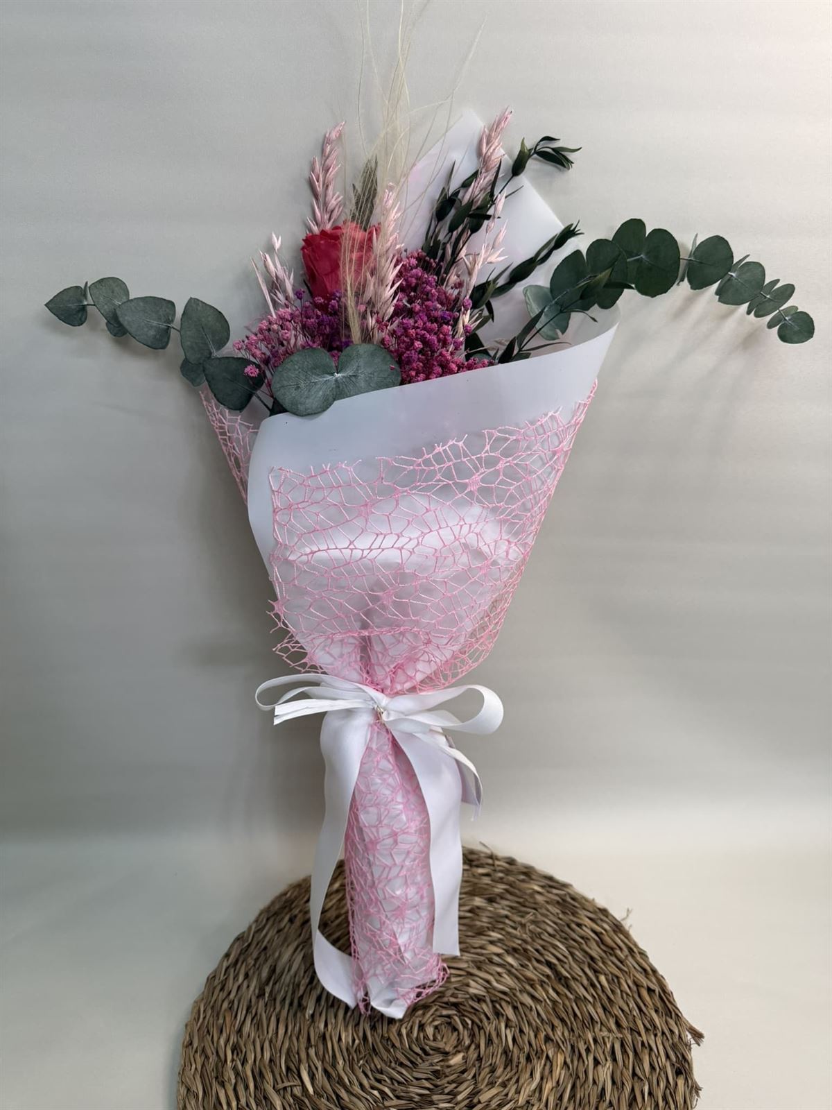 Ramo 1 rosa en tono fucsia - Imagen 4