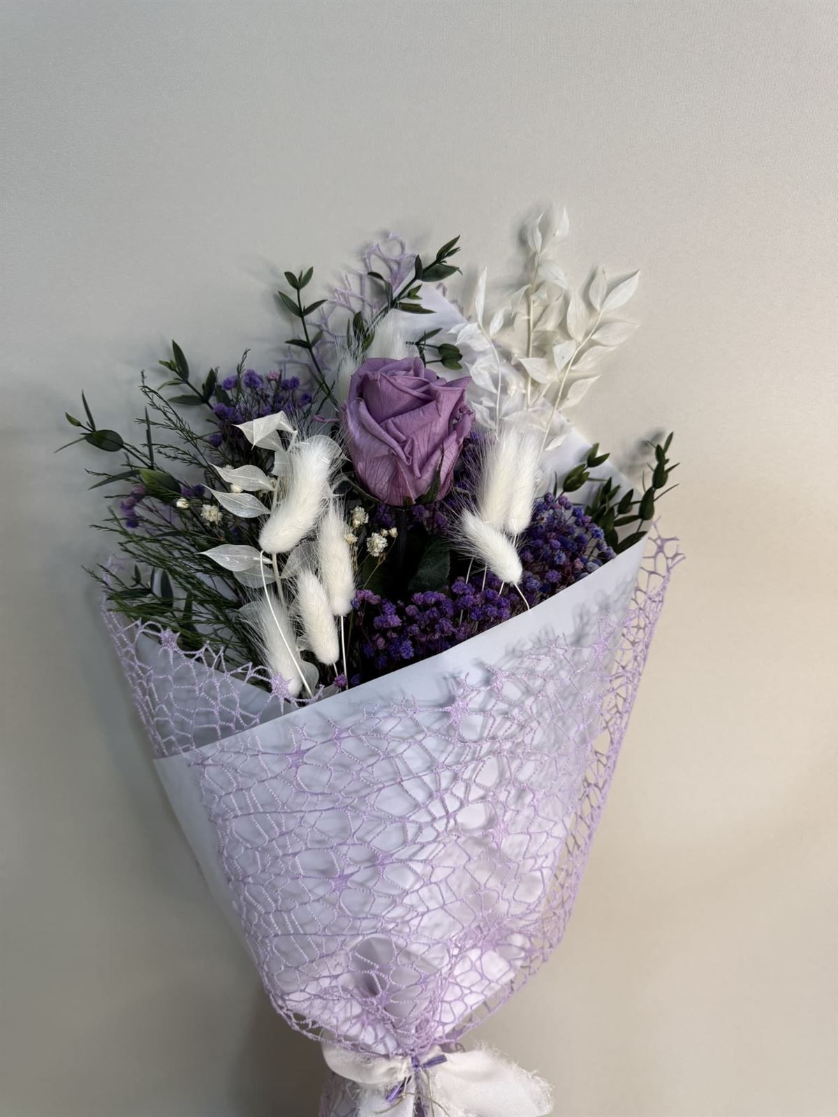 Ramo 1 rosa en tono lilas - Imagen 2