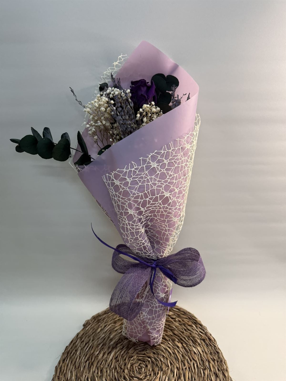 Ramo 1 rosa en tono morado - Imagen 2