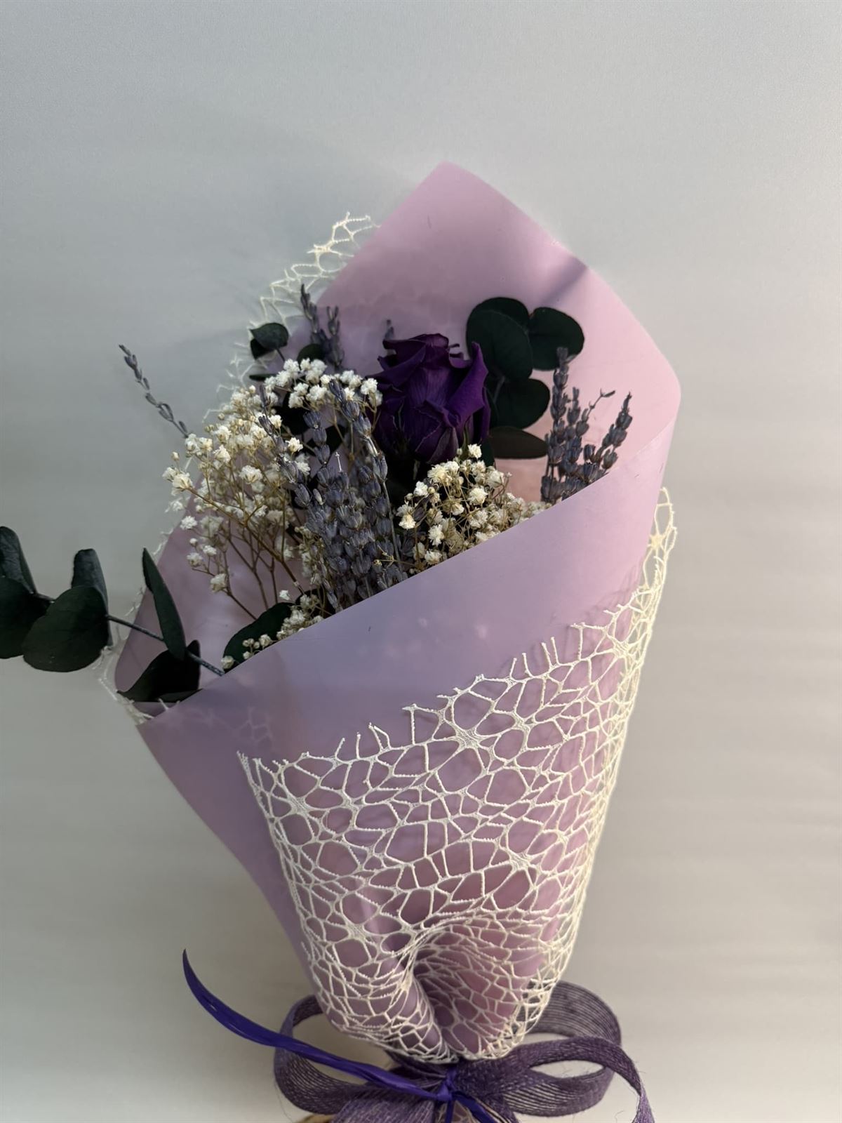 Ramo 1 rosa en tono morado - Imagen 3