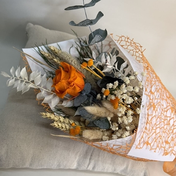 Ramo 1 rosa en tono naranjas - Imagen 2