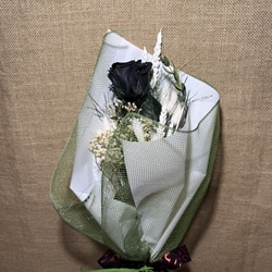 Ramo 1 rosa en tono negro - Imagen 2