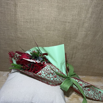 Ramo 1 rosa en tono rojo - Imagen 1