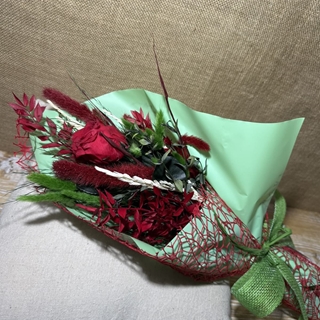 Ramo 1 rosa en tono rojo - Imagen 2