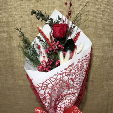 Ramo 1 rosa en tono rojo - Imagen 2