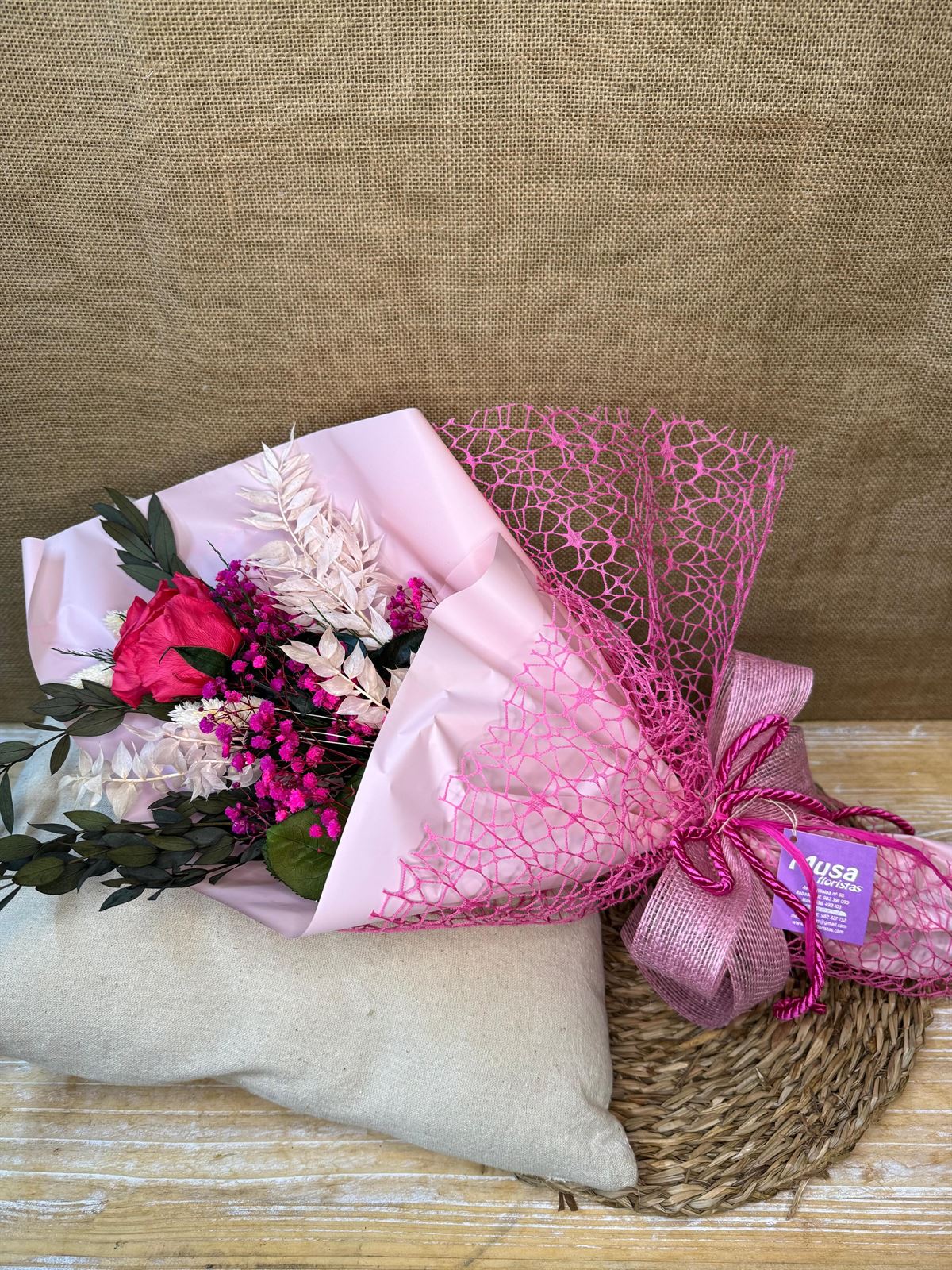 Ramo 1 rosa fucsia - Imagen 3