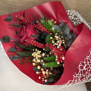 Ramo 1 rosa granate - Imagen 2