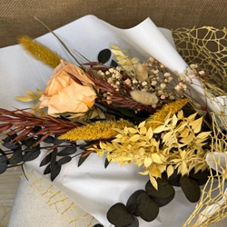 Ramo 1 rosa melocotón - Imagen 1