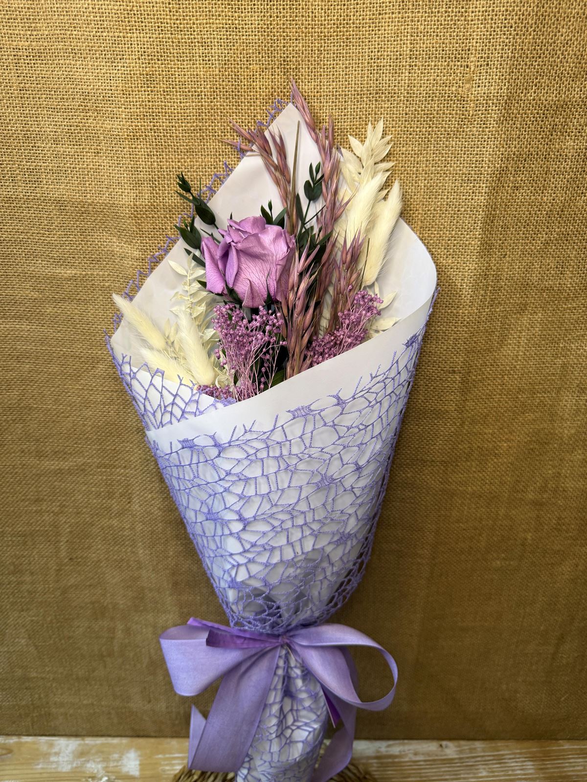 Ramo 1 rosa morada - Imagen 4