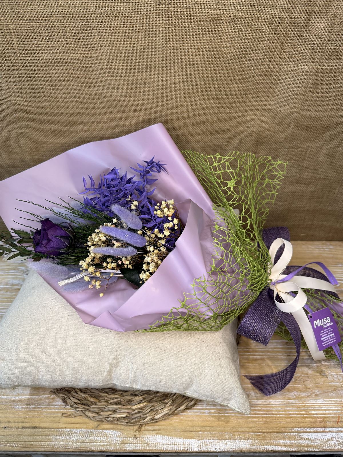 Ramo 1 rosa morada - Imagen 1