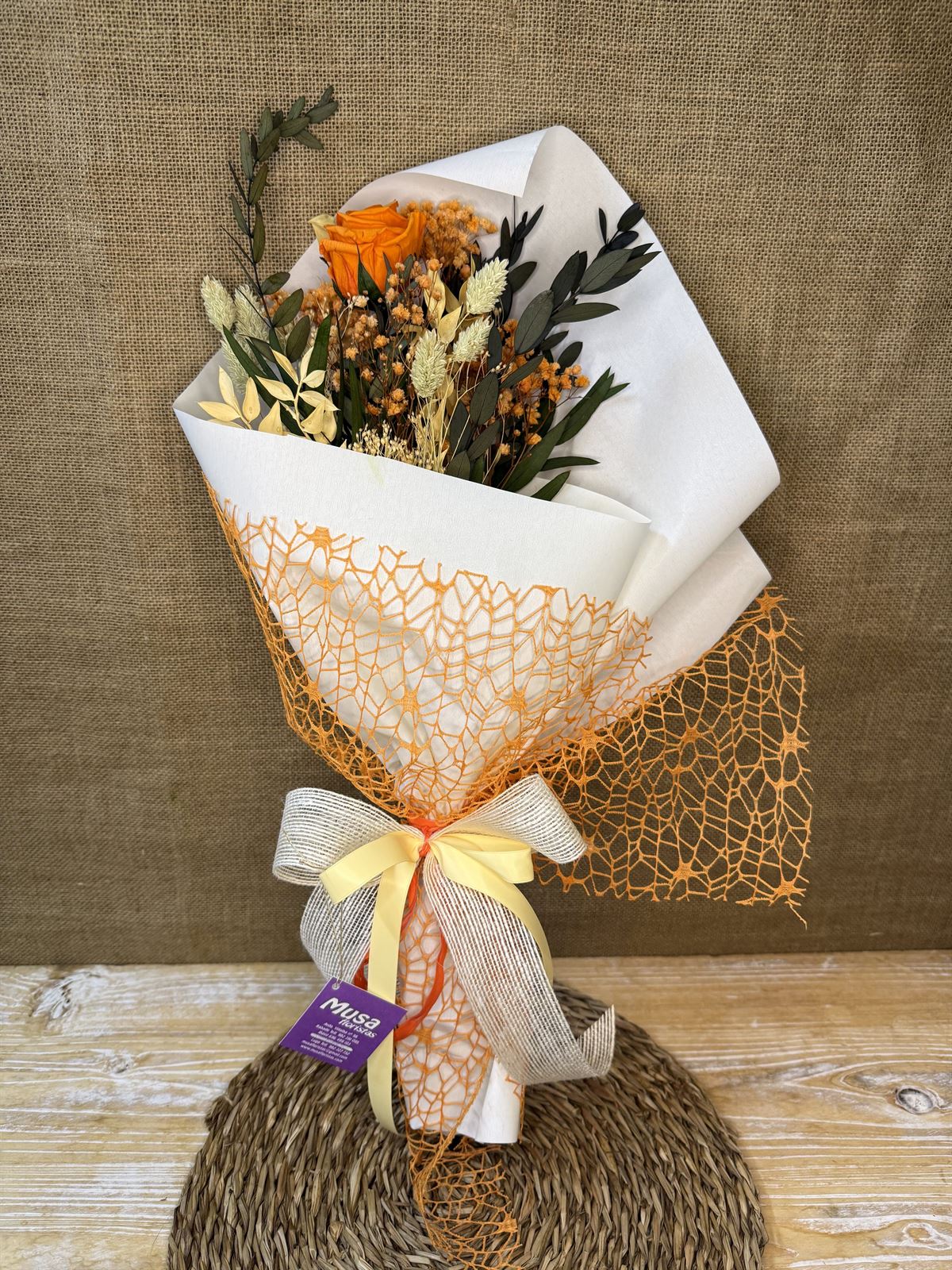 Ramo 1 rosa naranja - Imagen 1