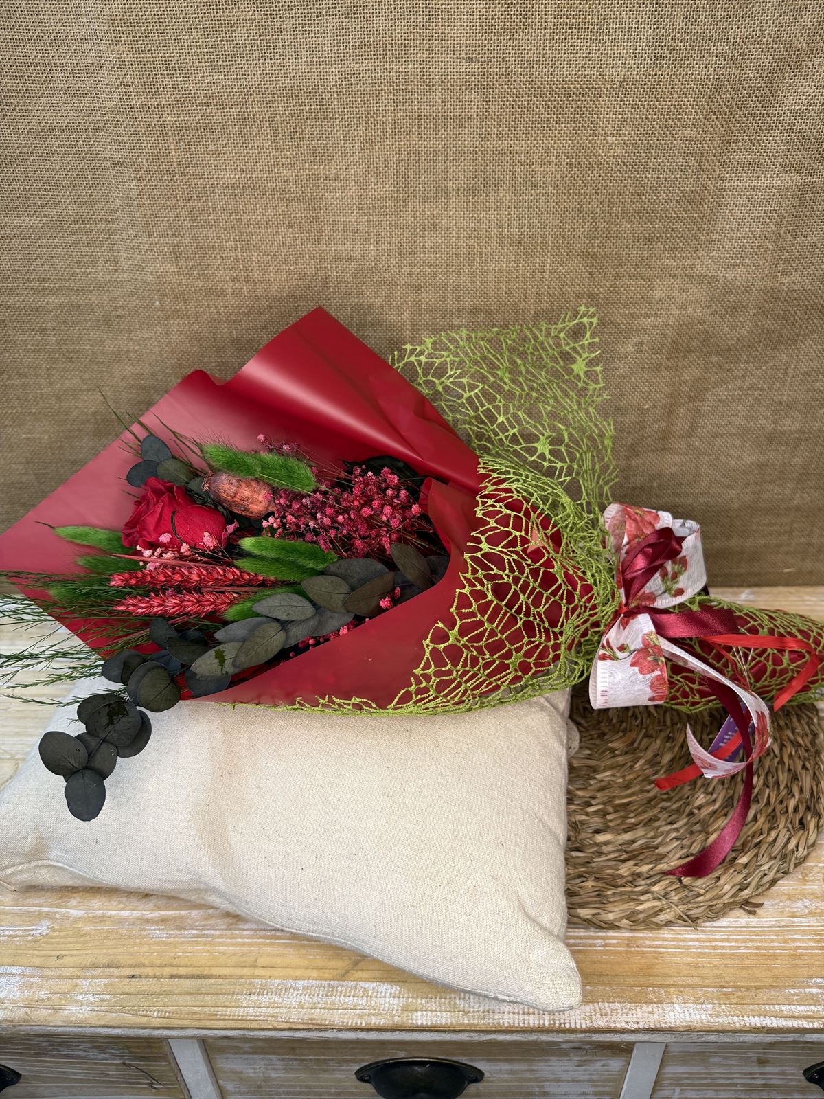 Ramo 1 rosa roja - Imagen 1