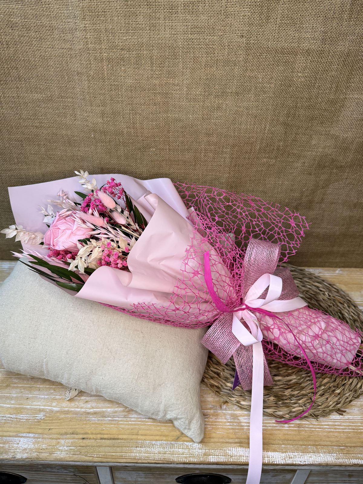 Ramo 1 rosa rosa - Imagen 1