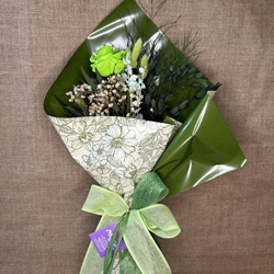 Ramo 1 rosa verde pistacho - Imagen 1