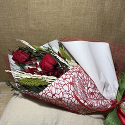 Ramo 2 rosa en tono rojo - Imagen 1