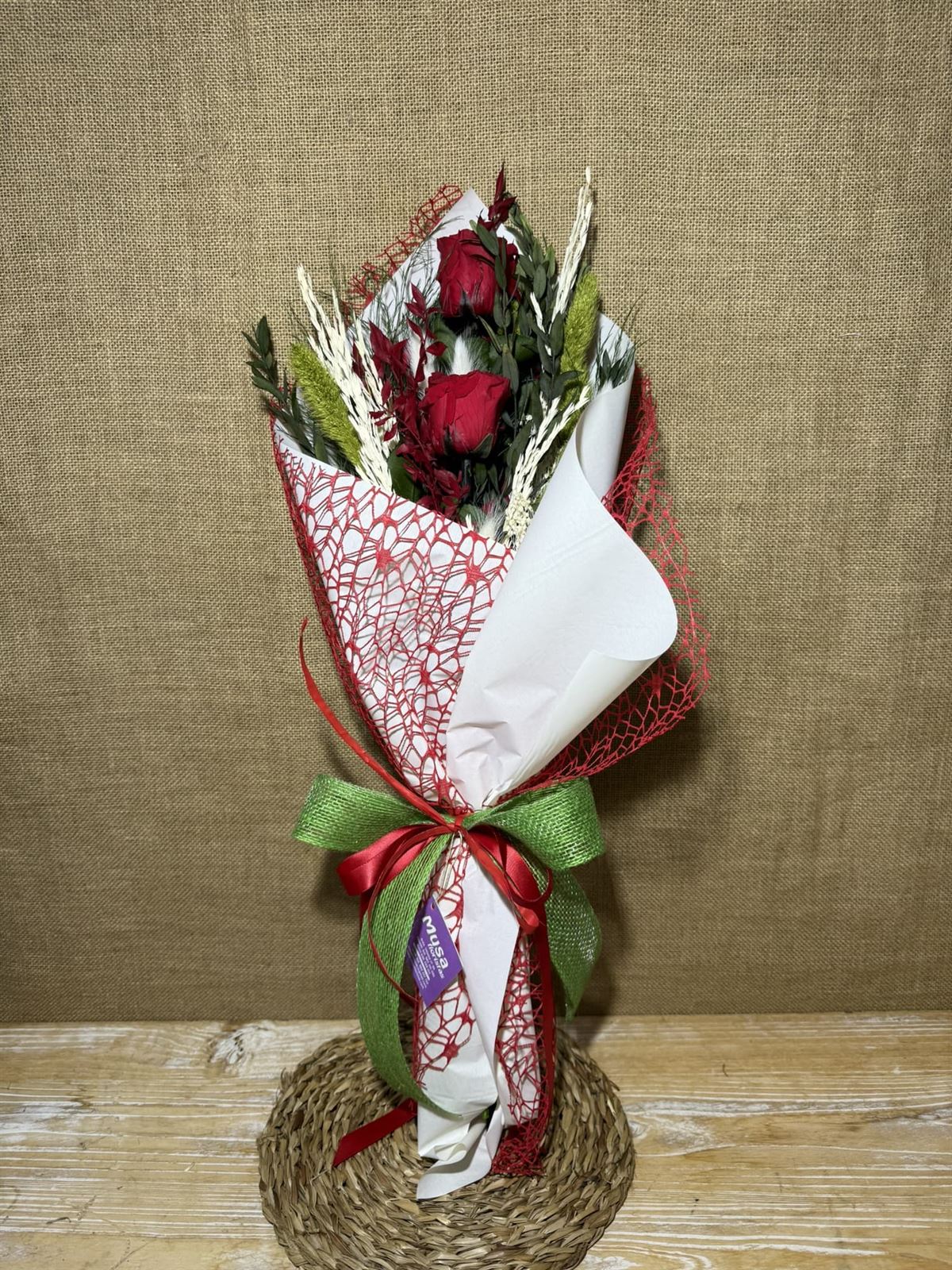 Ramo 2 rosa en tono rojo - Imagen 3