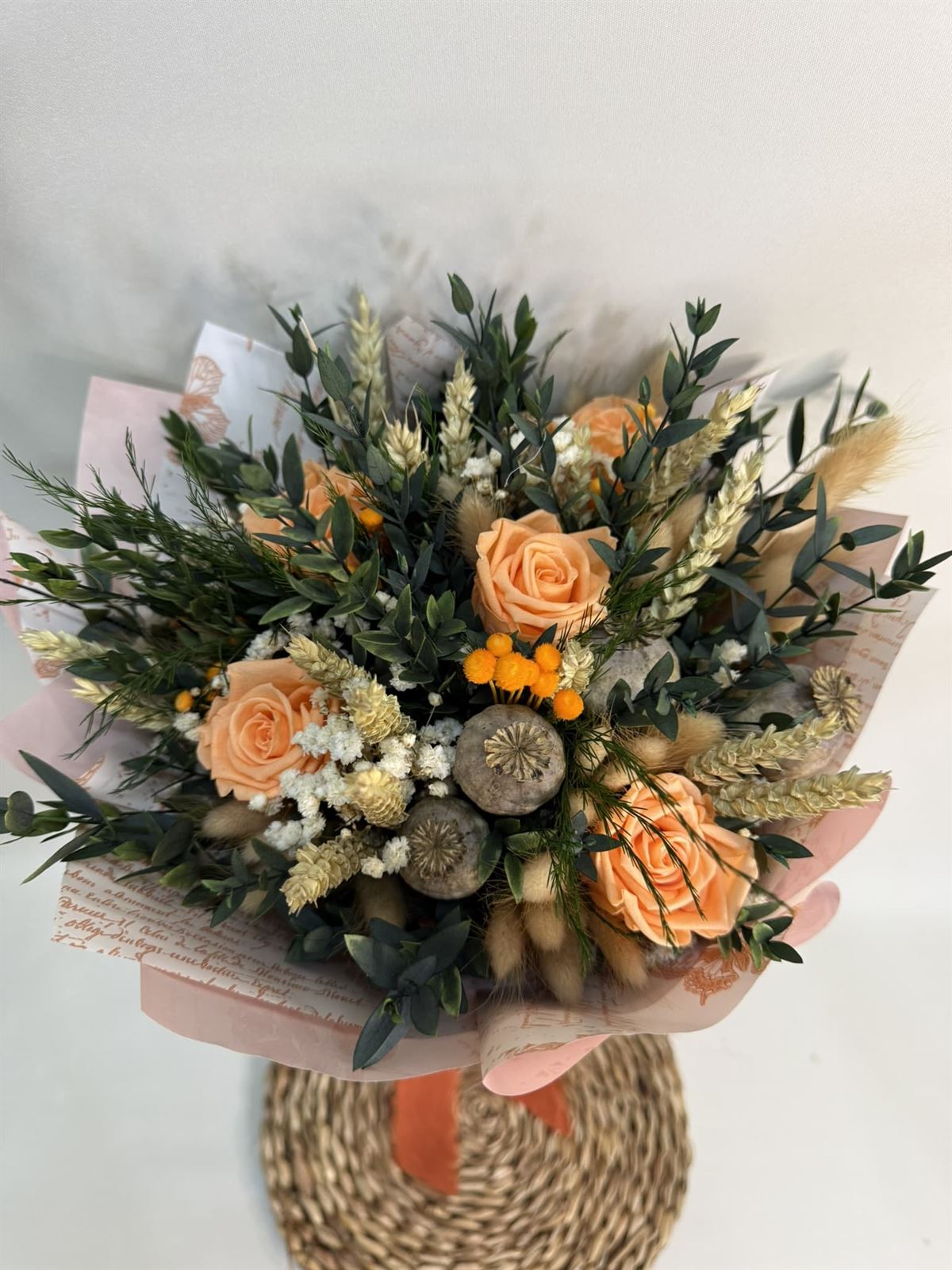 Ramo en tonos naranjas - Imagen 1
