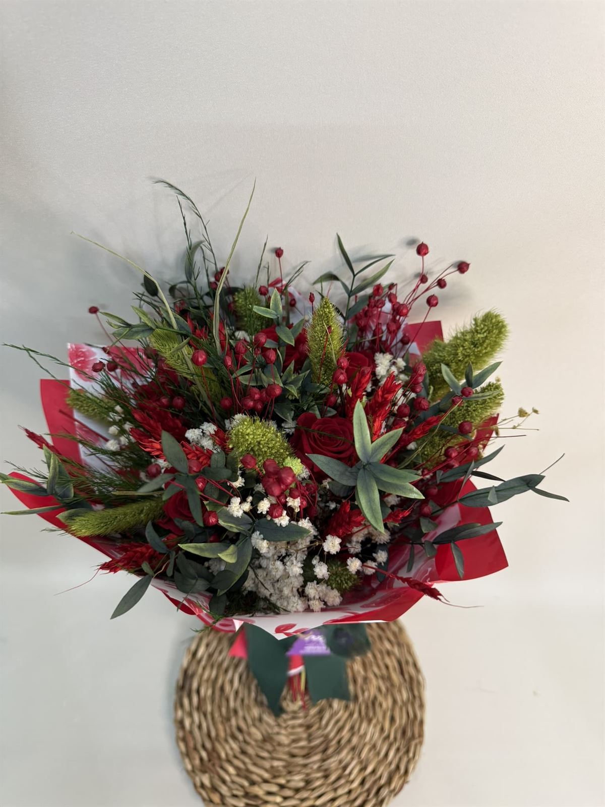 Ramo en tonos rojos - Imagen 1