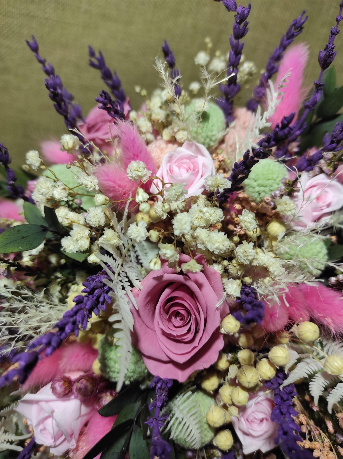 Ramo rosa y menta - Imagen 3