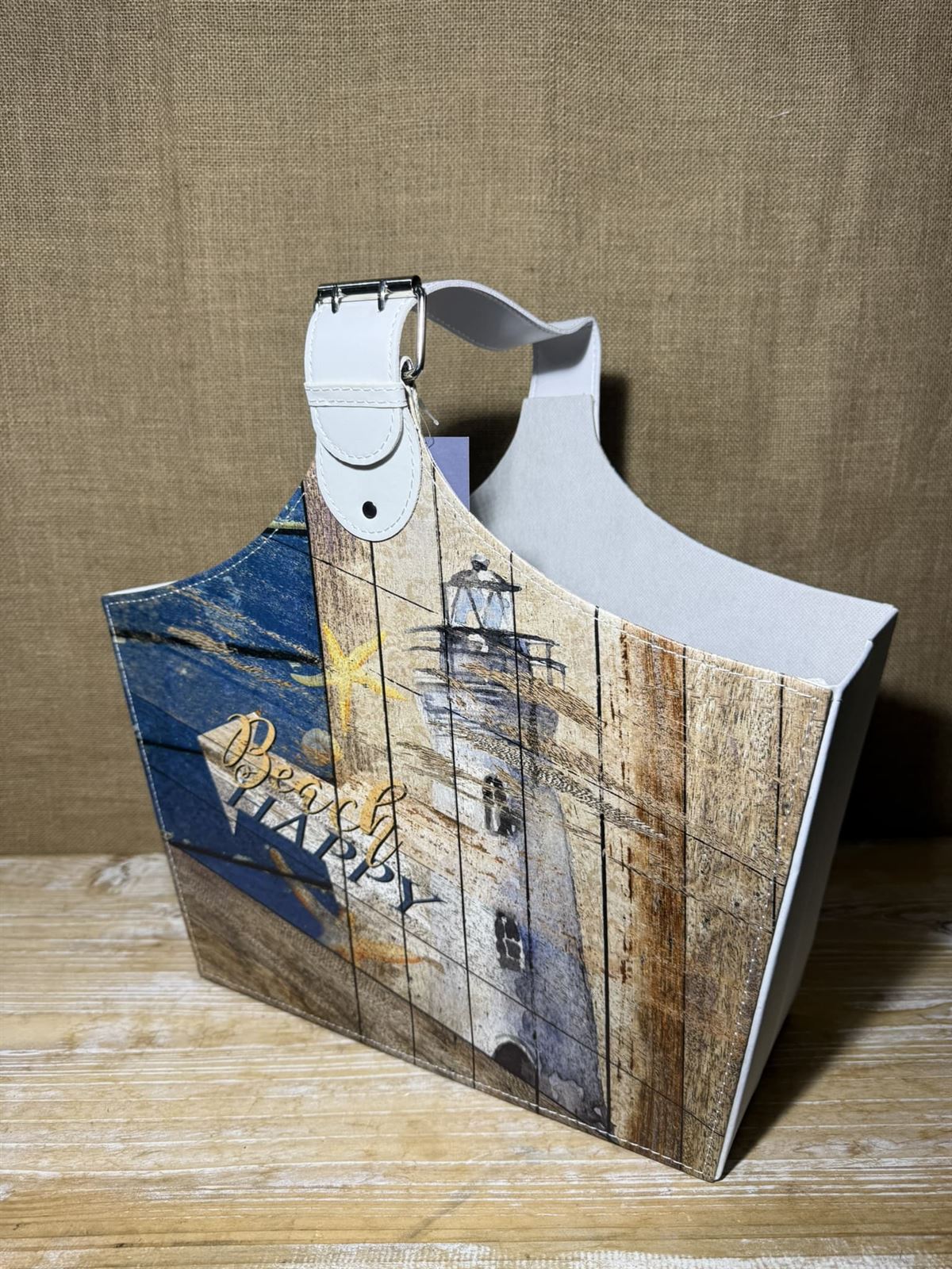 Revistero tono azul y marrón - Imagen 4