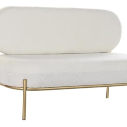 Sofá chic borreguillo de alquiler para eventos - Imagen 1