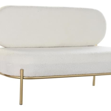 Sofá chic borreguillo de alquiler para eventos - Imagen 1