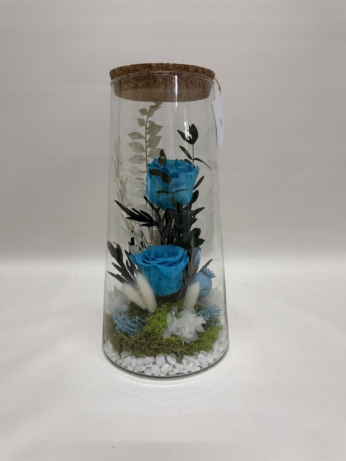 Terrario cónico en tonos azules - Imagen 3