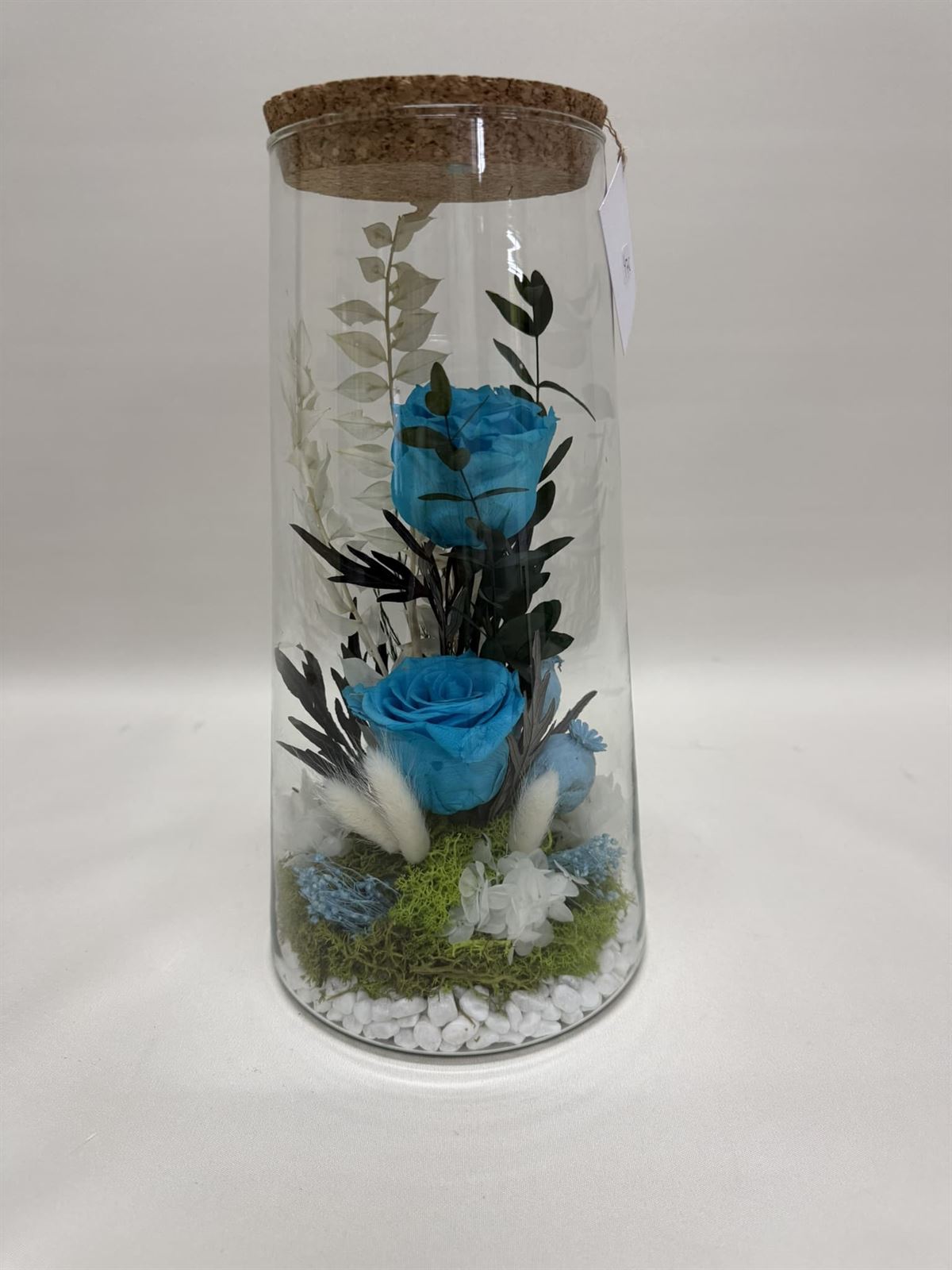 Terrario cónico en tonos azules - Imagen 4