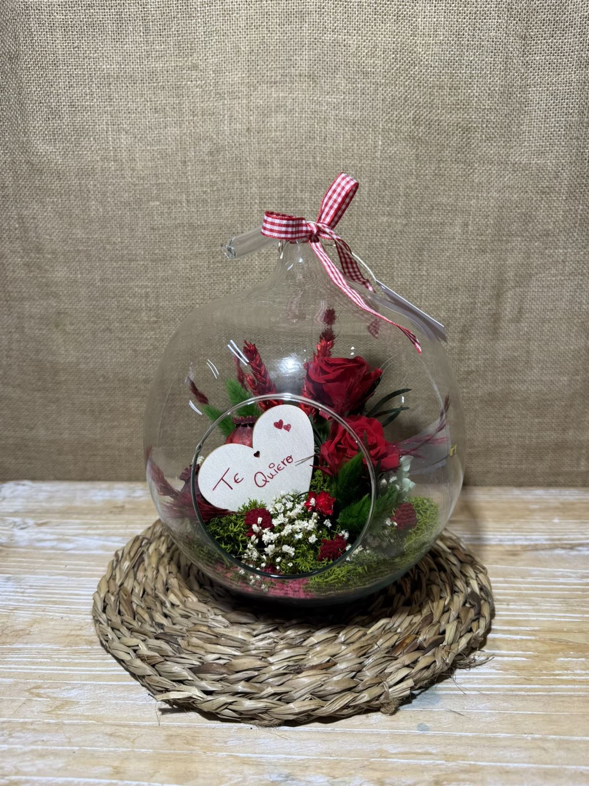 Terrario en forma de manzana - Imagen 1